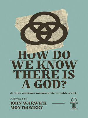 cover image of How Do We Know There Is a God?